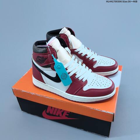 Air Jordan 1 High OG Lost Found AIR JORDAN 1 Aj1 Lifestyle (BS-66619)