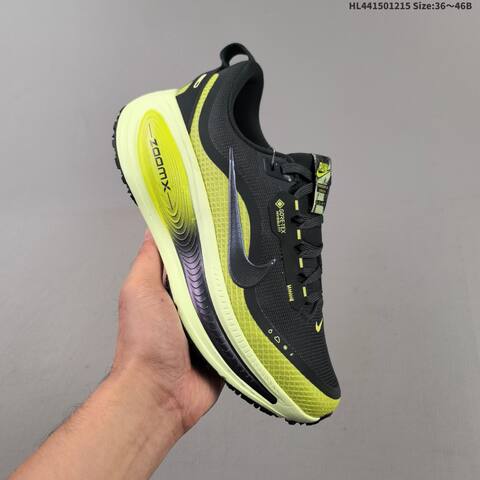 Nike Vomero 18 GTX ReactX Air Zoom Dark Grey Neon Yellow Pale Lime EU 36-46 Running Shoe - Unisex (BS-62663)