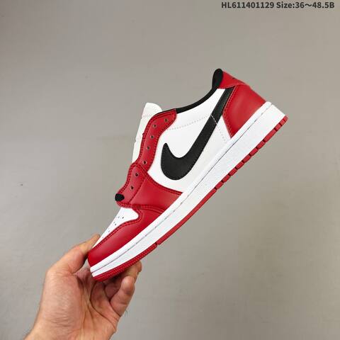 Air Jordan 1 Low OG Black Muslin Varsity Red Replica AIR JORDAN 1 Aj1 Lifestyle (BS-67620)