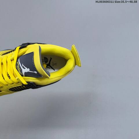 Air Jordan 4 Retro Tour Yellow AIR JORDAN 4 Aj4 Lifestyle (BS-66566)