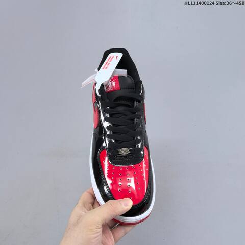 Nike Air Force 1 07 Black Red White EU 36-45 Sneaker - Unisex (BS-61788)