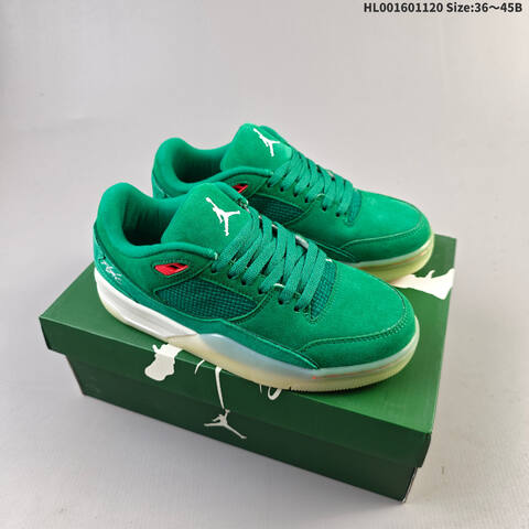 Air Jordan 4 Retro Flight Court Malachite AIR JORDAN 4 Aj4 Lifestyle (BS-67761)