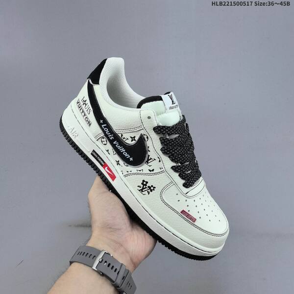 Nike Air Force 1 07 LV8 HQ2037-203 off white black red EU 36-45 sneaker