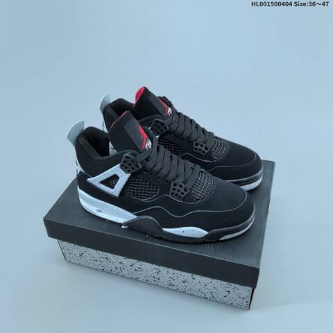 A Air Jordan 4 Retro AIR JORDAN 4 Aj4 Lifestyle (BS-66322)