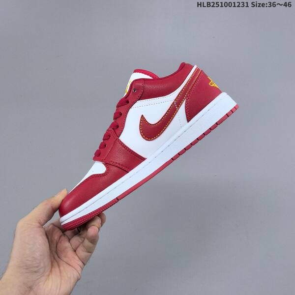 Jordan Air Jordan 1 Low red/white 36~46 basketball