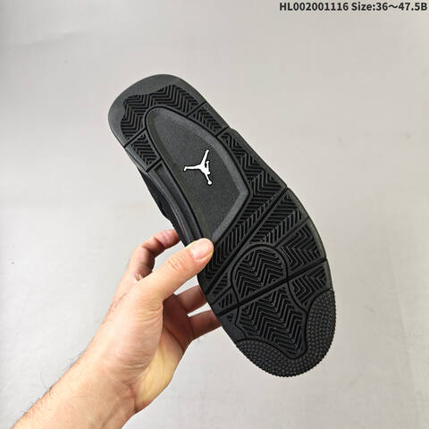 Air Jordan 4 Retro Black Cat AIR JORDAN 4 Aj4 Lifestyle (BS-67794)