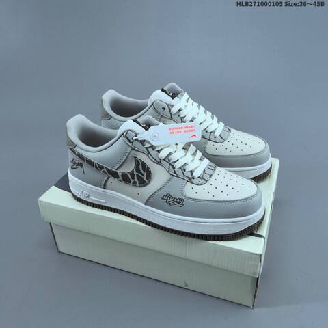 Nike Air Force 1 07 Blue White Black EU 36-45 Sneaker - Unisex (BS-62215)