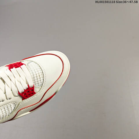 Air Jordan 4 Retro Sierra Red WMNS AIR JORDAN 4 Aj4 Lifestyle (BS-67782)