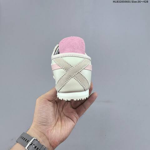 Onitsuka Tiger Mexico 66 Cream Light Pink Beige EU 36-42 Sneaker Casual Sneakers - Unisex (BS-68776)