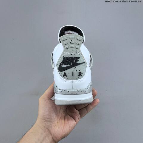 Air Jordan 4 Retro OG Cement AIR JORDAN 4 Aj4 Lifestyle (BS-66572)