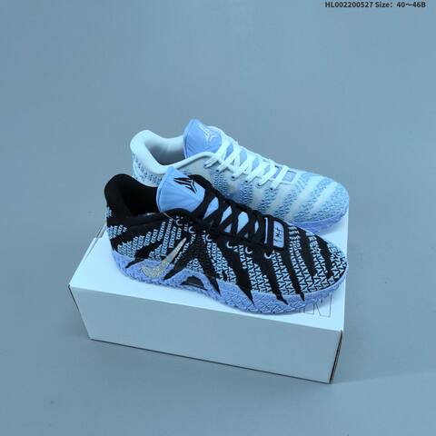 Nike Ja 3 Black Light Blue Silver EU 40-46 Basketball Shoe - Men's (BS-60074)