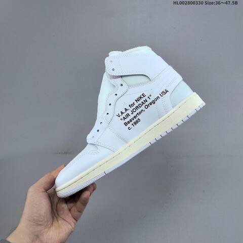 Virgil Abloh Archive x Air Jordan 1 High OG Alaska AIR JORDAN 1 Aj1 Lifestyle (BS-66405)