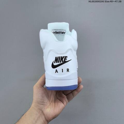 Air Jordan 5 Retro Metallic White Replica AIR JORDAN 5 Aj5 Lifestyle (BS-66682)