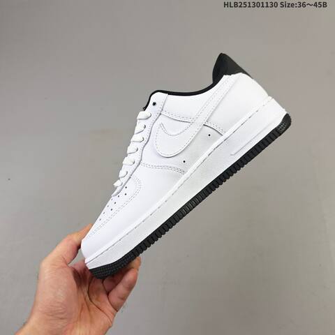 Nike Air Force 1 07 White Black Grey EU 36-45 Sneaker - Unisex (BS-62951)
