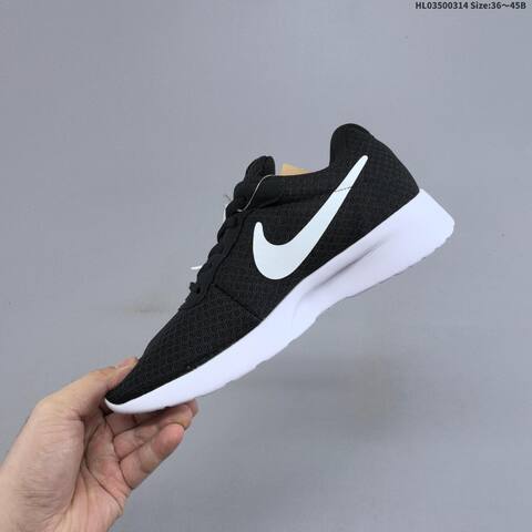 Nike Tanjun Black White EU 36-45 Running Shoe - Unisex (BS-61312)