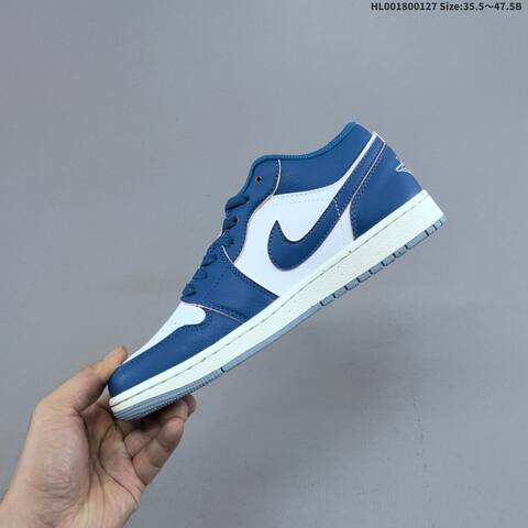 Air Jordan 1 Low Marina Blue AIR JORDAN 1 Aj1 Lifestyle (BS-66805)