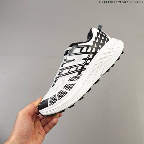 HOKA ONE ONE Speedgoat 2 White Black EU 36-45 Trail Shoe Trail Running Sneakers - Unisex (BS-69465)