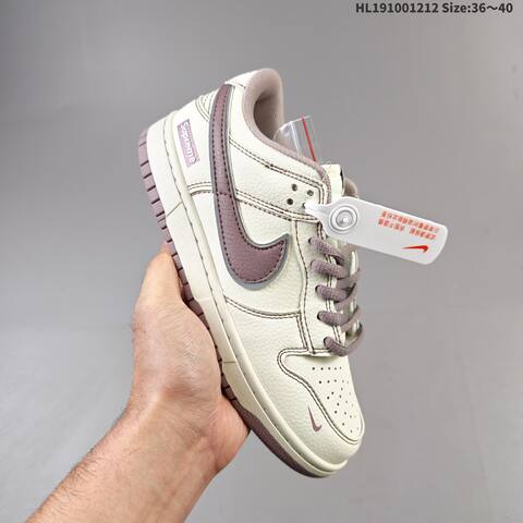 Nike SB Zoom Dunk Low Supreme Off White Light Purple Black EU 36-45 Skate Shoe - Unisex (BS-62735)