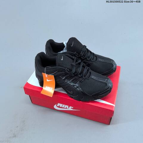 Nike Shox HQ7540-001 Black Neon Green White EU 36-45 Running Shoe - Unisex (BS-60222)