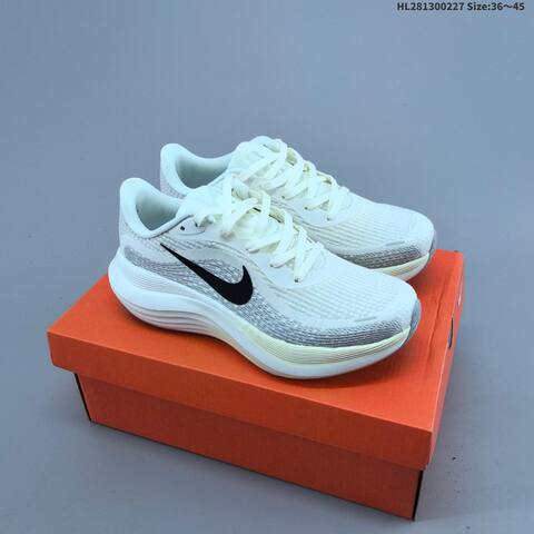 Nike Journey Run 2 ComfiRide White Black Red Silver EU 36-45 Running Shoe - Unisex (BS-61498)