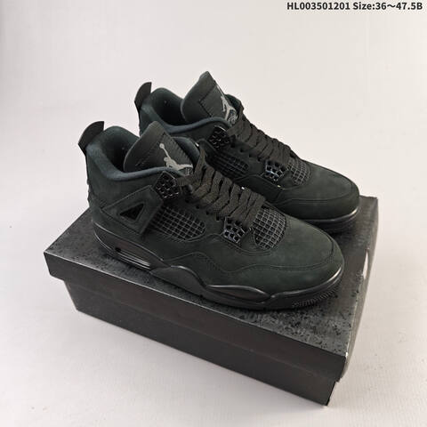 Air Jordan 4 Retro Black Cat Replica AIR JORDAN 4 Aj4 Lifestyle (BS-67586)