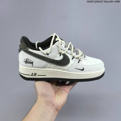 Nike Air Force 1 07 LV8 DM6688 Off White Grey Red Blue Beige Gum EU 36-45 Sneaker - Unisex (BS-61728)