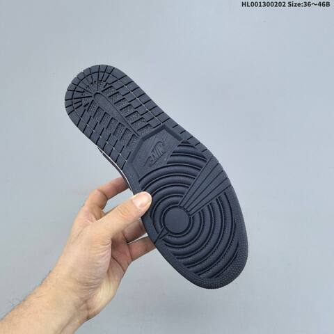 Air Jordan 1 Low Obsidian Suede AIR JORDAN 1 Aj1 Lifestyle (BS-66720)