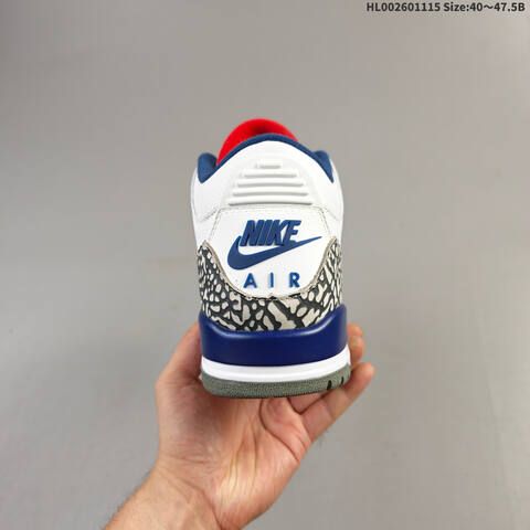 Air Jordan 3 Retro True Blue AIR JORDAN 3 Aj3 Lifestyle (BS-67807)