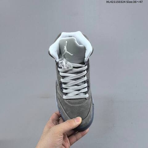 Air Jordan 5 Retro Wolf Grey Replica AIR JORDAN 5 Aj5 5 TP Lifestyle (BS-66445)
