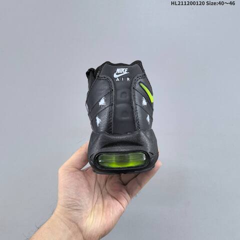 Nike Air Max 95 Black Neon Green White EU 40-46 Running Shoe - Men's (BS-61880)