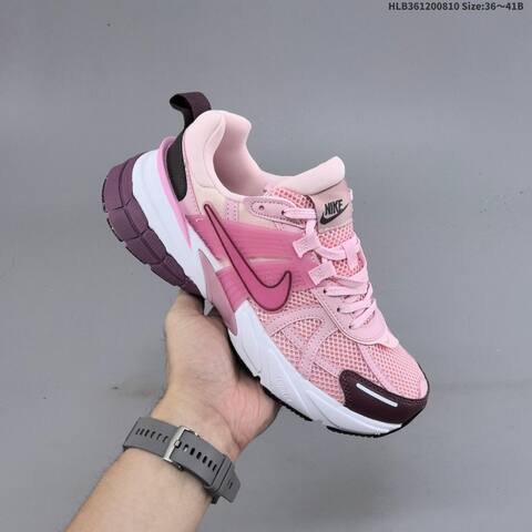 Nike V2K Run Light Pink Dark Pink Purple White Black EU 36-41 Running Shoe - Unisex (BS-59883)