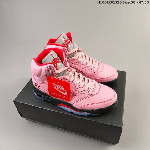 Awake NY x Air Jordan 5 Retro AIR JORDAN 5 Aj5 5 Awake NY Jordan Bran Lifestyle (BS-67616)