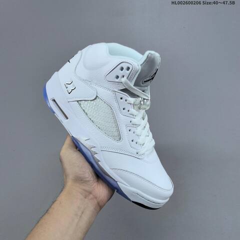Air Jordan 5 Retro Metallic White Replica AIR JORDAN 5 Aj5 Lifestyle (BS-66682)