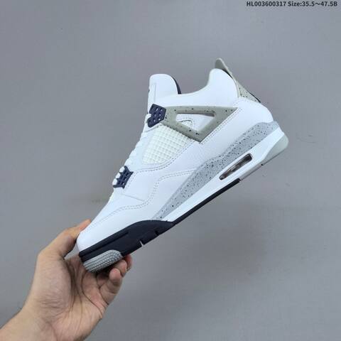 Air Jordan 4 Retro Midnight Navy AIR JORDAN 4 Aj4 Lifestyle (BS-66520)