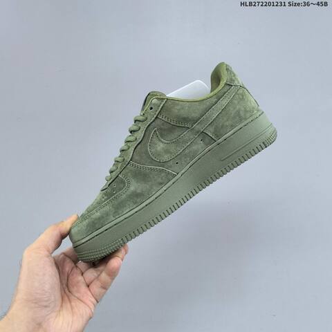 Nike Air Force 1 07 LV8 DF0188 117 Olive Green Red EU 36 45 Sneaker EU 36-45 - Unisex (BS-62293)
