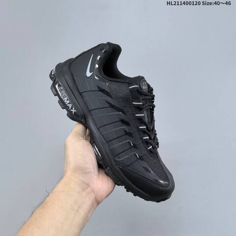 Nike Air Max 95 Black Grey EU 40-46 Running Shoe - Men's (BS-61879)