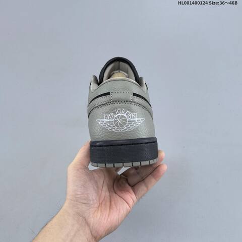 Air Jordan 1 Low Olive Grey AIR JORDAN 1 Aj1 1 Jordan Brand Lifestyle (BS-66857)
