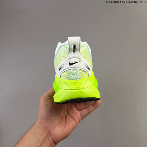 Nike Vomero 18 White Neon Volt Black EU 36-45 Running Shoe - Unisex (BS-63067)