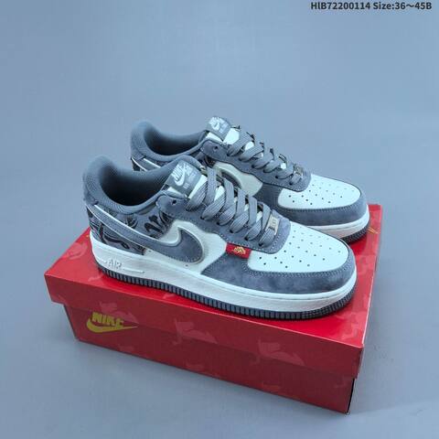 Nike Air Force 1 07 LV8 Sail Burgundy Gold White EU 36-45 Sneaker - Unisex (BS-61992)