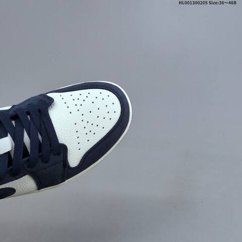 Air Jordan 1 Low Obsidian Suede AIR JORDAN 1 Aj1 Lifestyle (BS-66692)