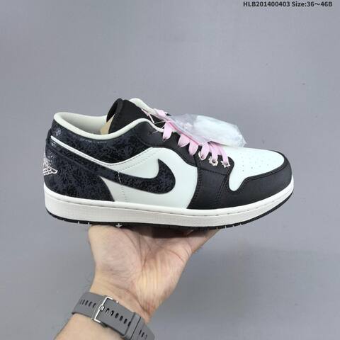 Nike Air Jordan 1 Low AIR JORDAN 1 II0595-001 Lifestyle (BS-66337)