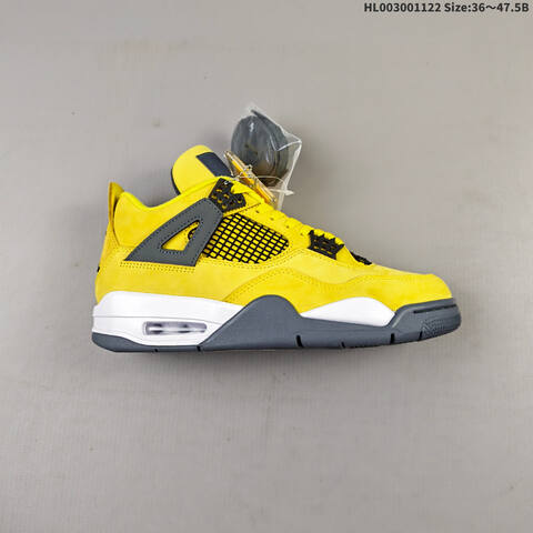 Air Jordan 4 Retro Tour Yellow AIR JORDAN 4 Aj4 4 2006 Jord Lifestyle (BS-67731)