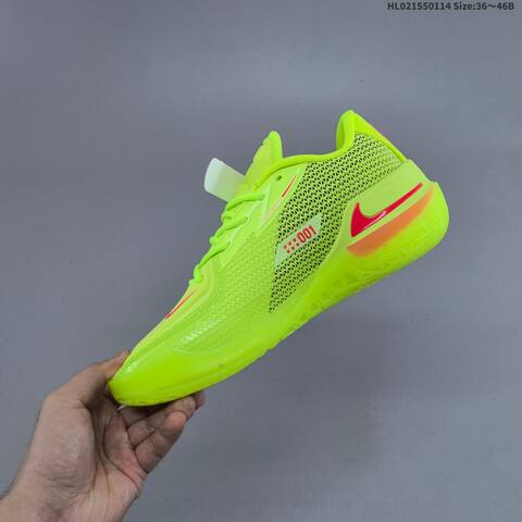Nike Air Zoom G T Cut EP Neon Green Bright Red EU 36-46 Basketball Shoe - Unisex (BS-62002)