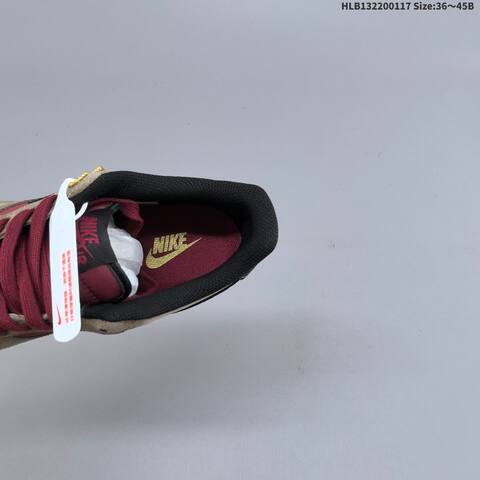 Nike Air Force 1 07 LV8 Brown Burgundy Black Gold EU 36-45 Sneaker - Unisex (BS-61939)