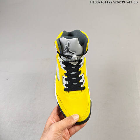 Air Jordan 5 Retro Yellow Multi Replica AIR JORDAN 5 Aj5 5 Replica Tokyo Lifestyle (BS-67729)