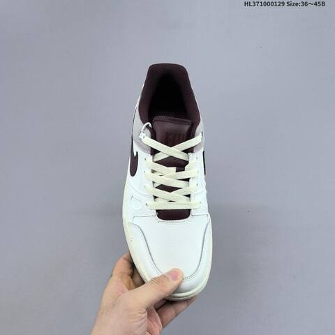 Nike Full Force Lo Sail Burgundy Grey Cream EU 36-45 Skate Shoe - Unisex (BS-61668)