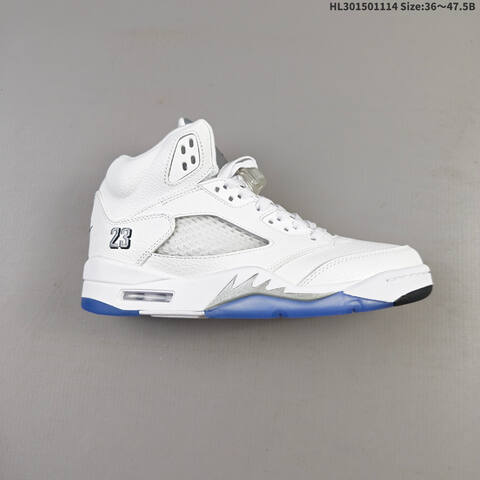Air Jordan 5 Retro Metallic White Replica AIR JORDAN 5 Aj5 Lifestyle (BS-67813)