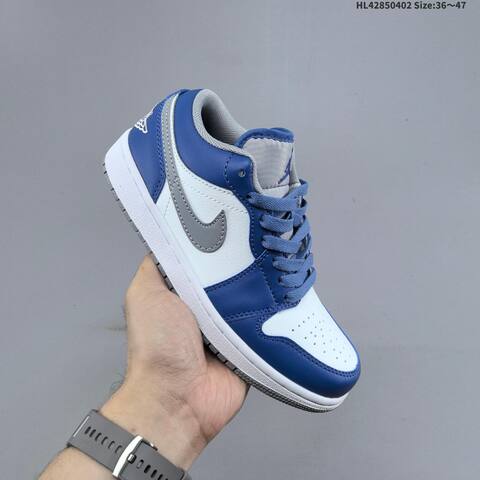 Air Jordan 1 Low Worn Blue AIR JORDAN 1 Aj1 Lifestyle (BS-66350)