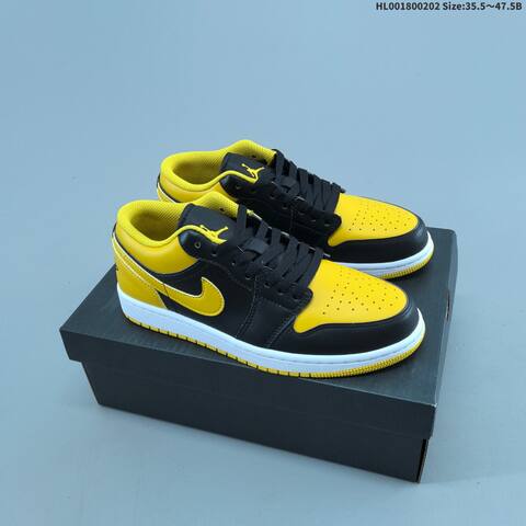 Air Jordan 1 Low Yellow Ochre AIR JORDAN 1 Aj1 Lifestyle (BS-66721)