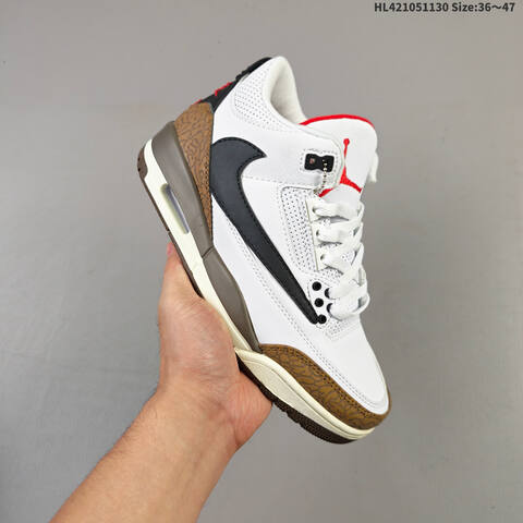 Air Jordan 3 Retro Silver Anniversary AIR JORDAN 3 Aj3 Lifestyle (BS-67604)